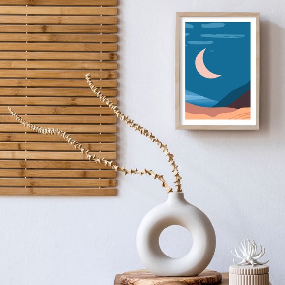 2/$35 Modern Minimalist Boho Lanscape Wall Art Print Home Decor [No Frame] - Picture 4 of 6
